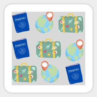 Travel Essentials Sticker